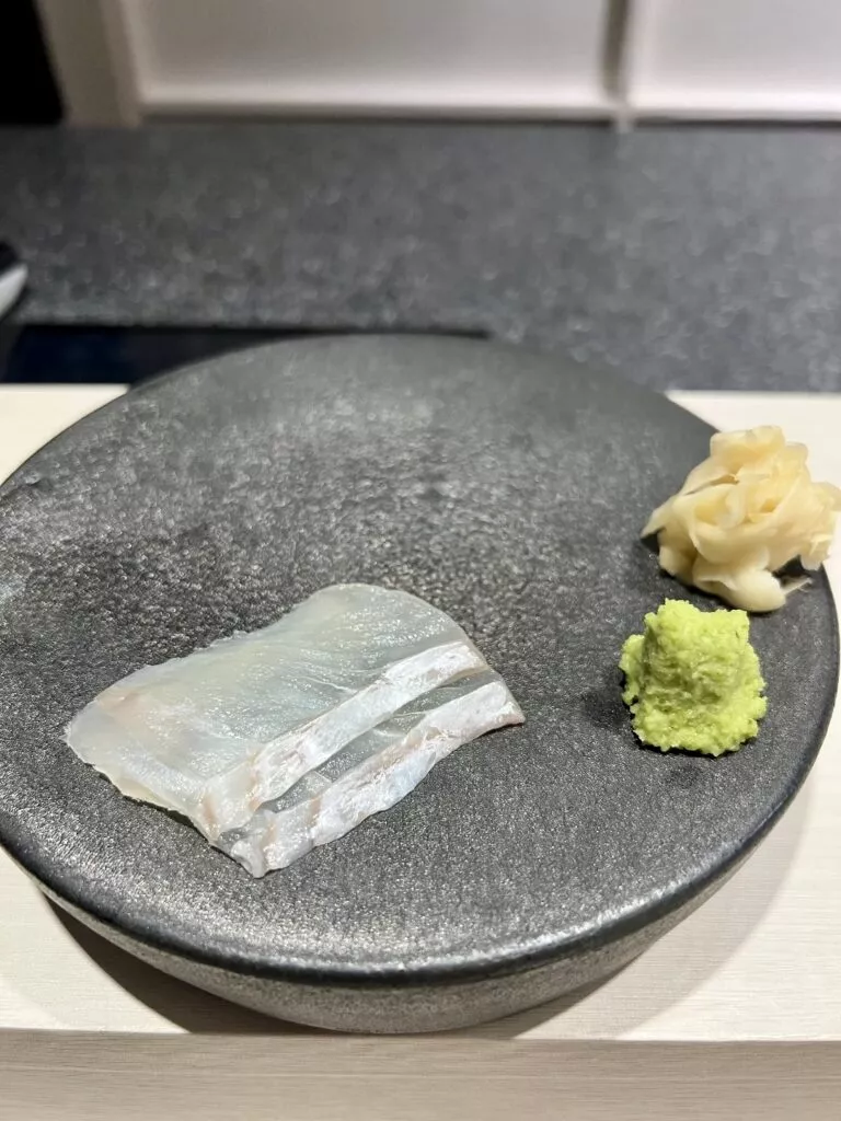 스시히로이, 중랑구의 수준급 스시 오마카세 4 숙성 광어