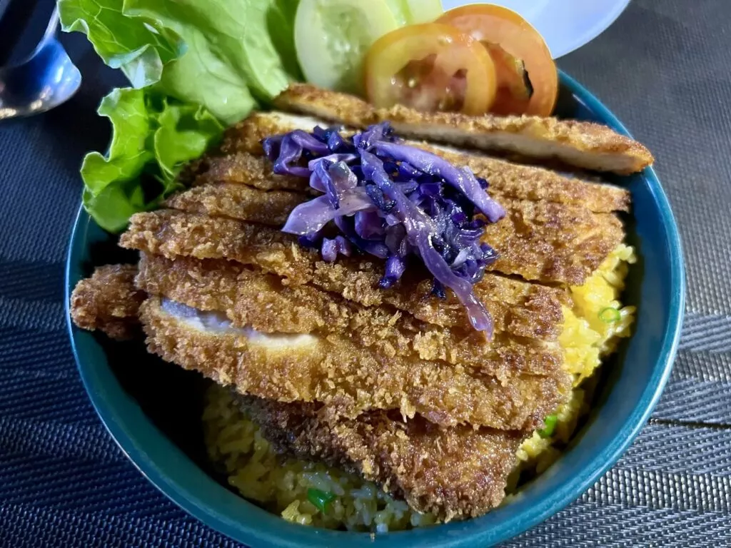 Com Tho Tay Cam, 푸꾸옥 뉴월드 리조트 추천 맛집 4 Com Tho Tay Cam의 돈가스 덮밥