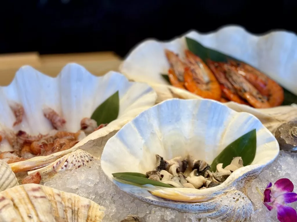 조선 팰리스 호텔 콘스탄스 뷔페 런치 후기 5 조선팰리스 콘스탄스 소라, 딱새우 등