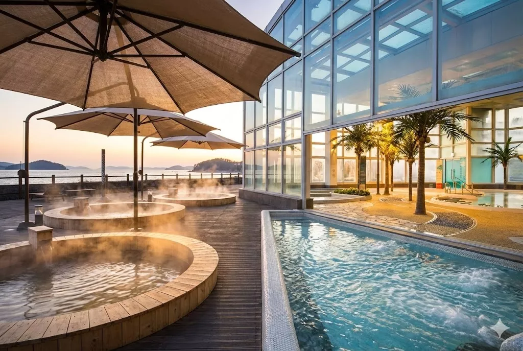 국내 겨울 온천 여행지 Best 5 2 강화 석모도 미네랄 온천(AI 생성 이미지)